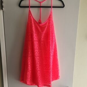 Joe Boxer Neon Pink Swim Coverup